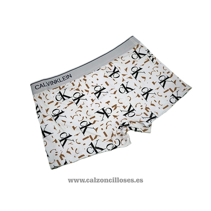Boxer Calvin Klein Hombre CK One Prints Colors Blanco